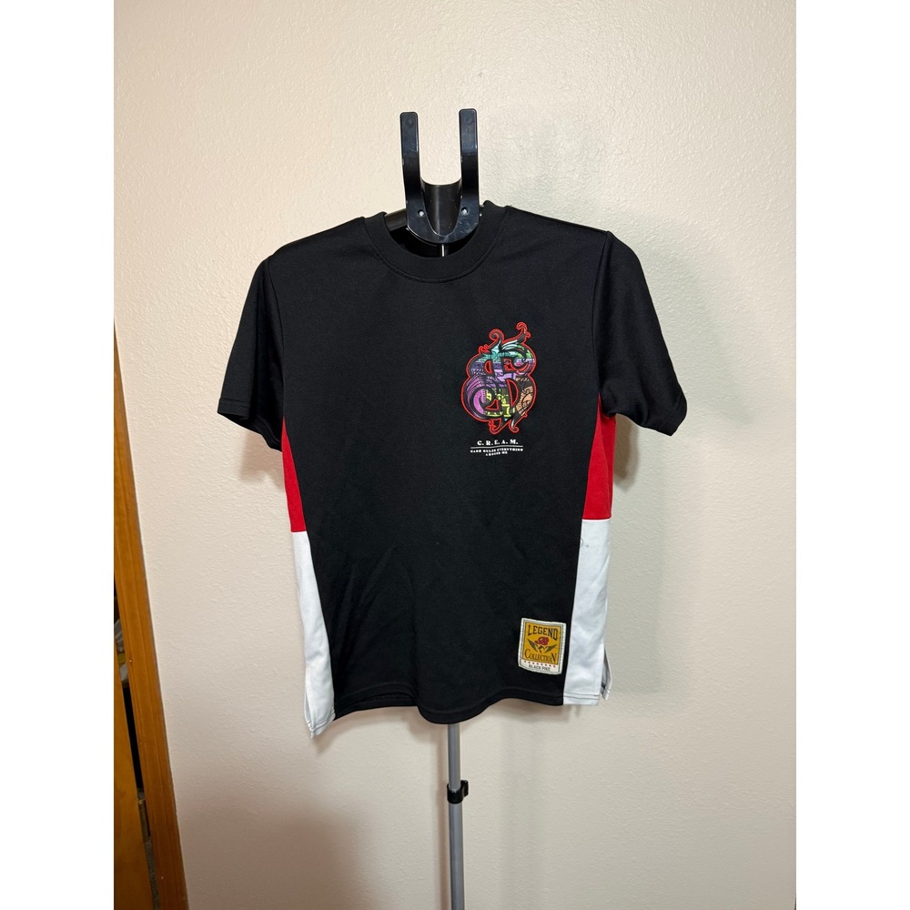 Black Pike C.R.E.A.M. Legend Collection Colorblock Graphic Shirt Mens‎ Small